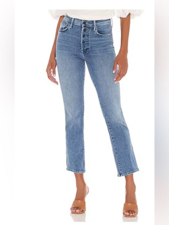 MOTHER Denim - MOTHER The Pixie Insider Ankle Jeans in Group Bathing​ Size 24